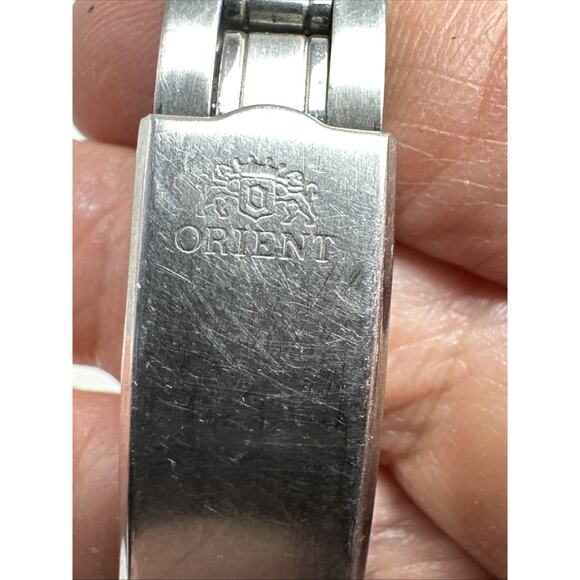 Orient SP Sport Ladies Watch Stainless Steel 27mm Quartz SZOY-Q0-CS Runs Well - Picture 5 of 7